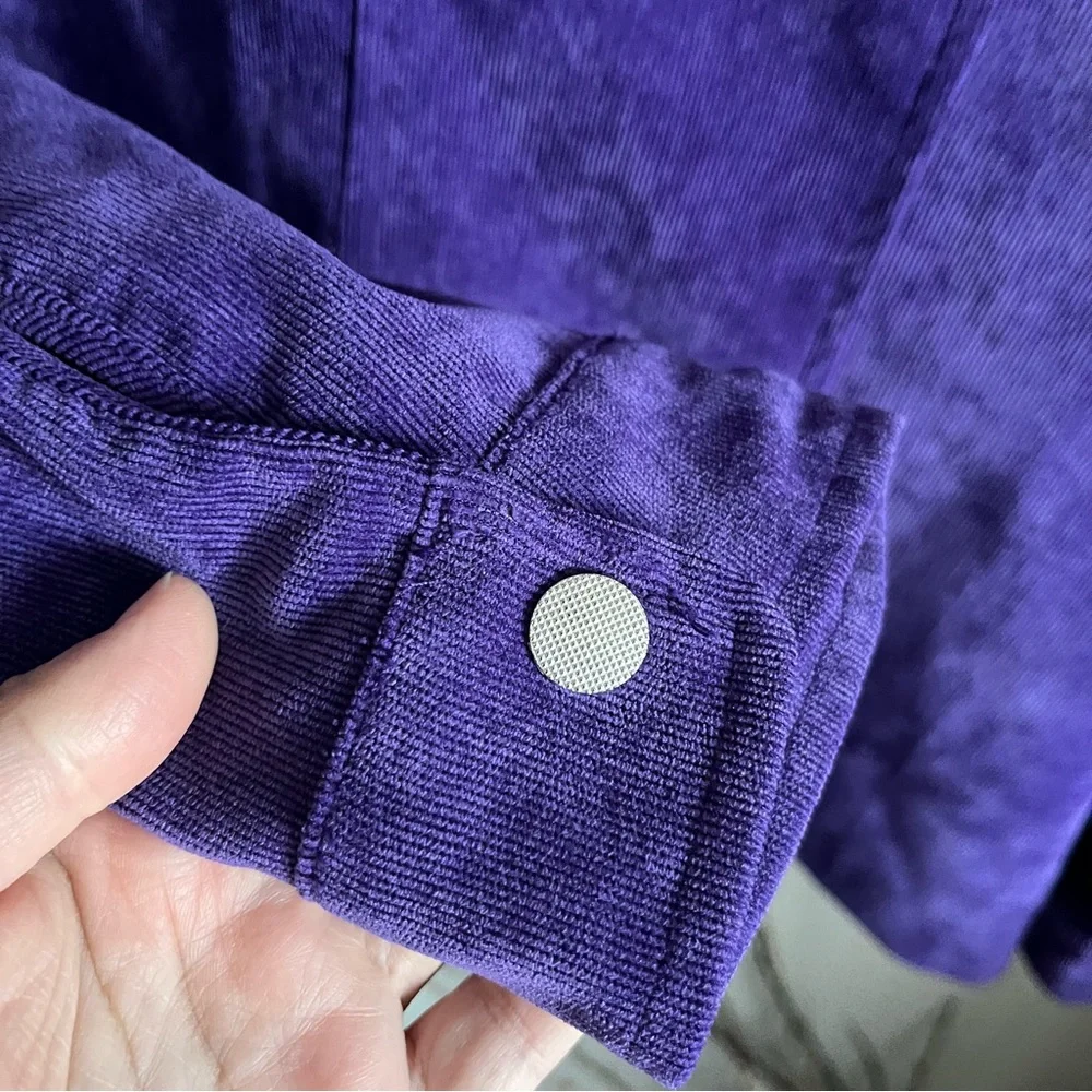 3/$40 Alia Vintage Button Up Soft Corduroy Blouse Shirt Jacket XL - Picture 6 of 7